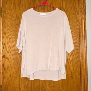 Risen Soft Beige Relaxed Fit Blouse